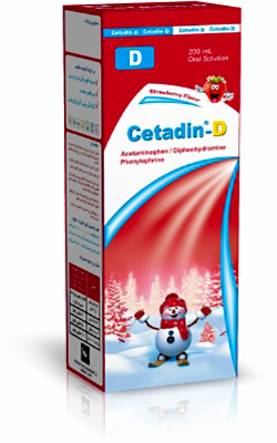 Cetadin- D (Acetaminophen / Diphenhydramine /Phenylephrine)