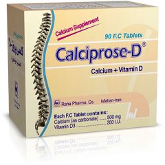 Calciprose-D ® (Vitamin D3 and calcium carbonate tablet) 